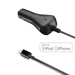 LIGHTNING CAR CHARGER 5W MFI BLACK