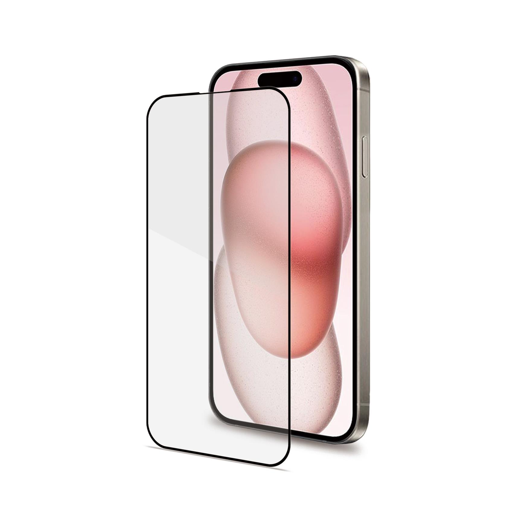 FULL GLASS IPHONE 15 BLACK