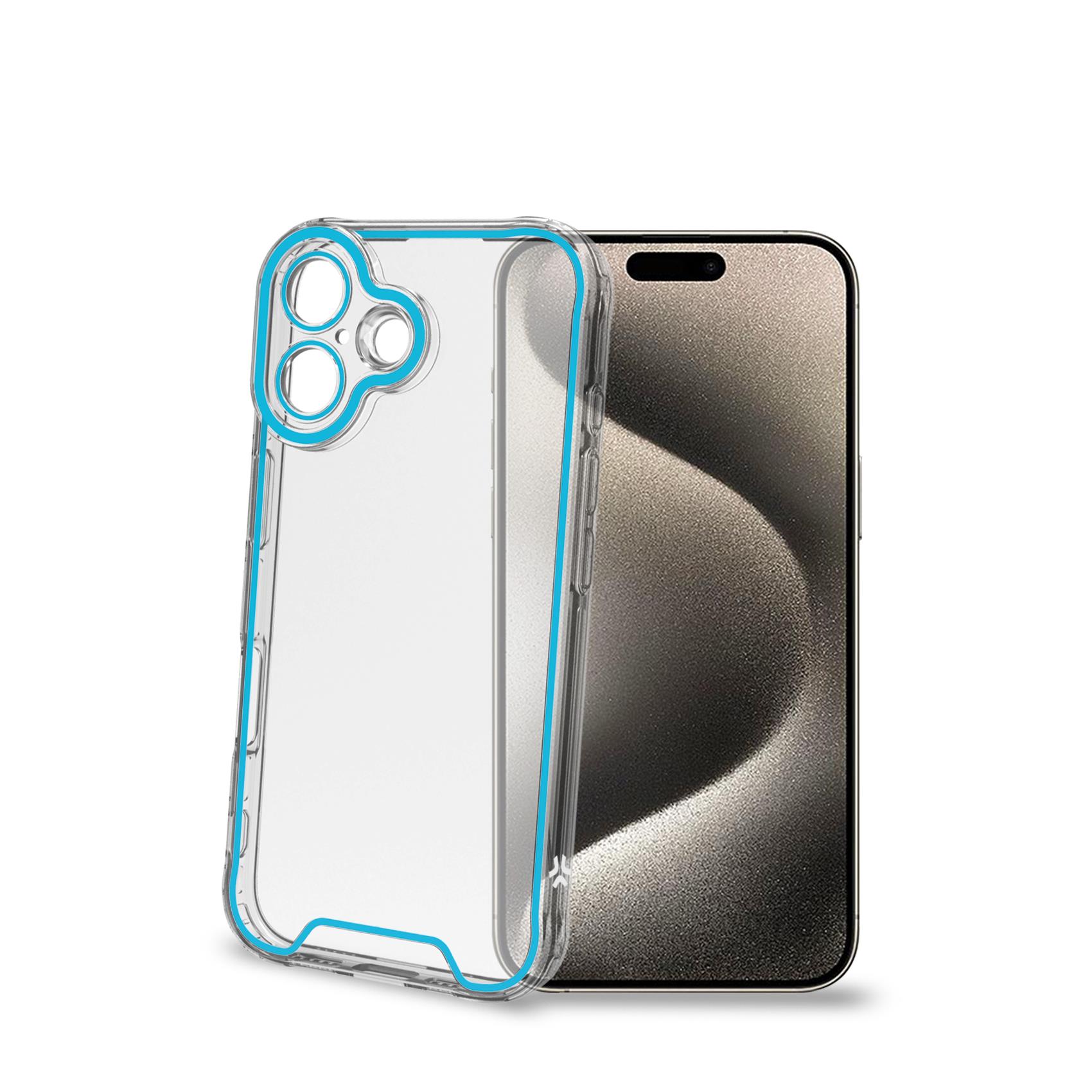 GLOW COVER IPHONE 16 LIGHTBLUE FLUO
