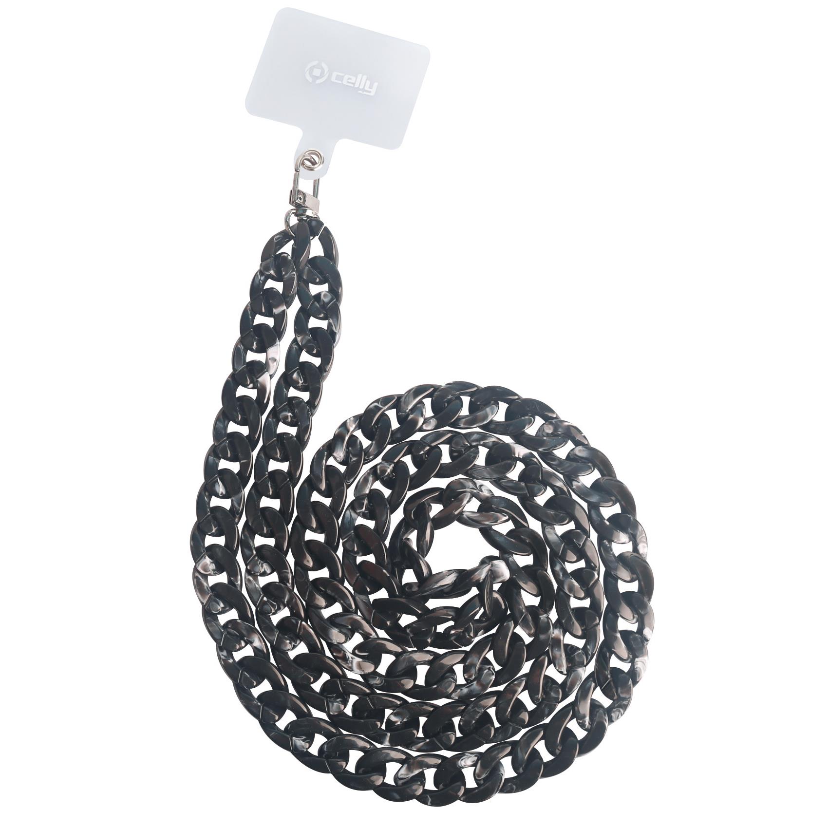 NECK LACET MARBLE BLACK