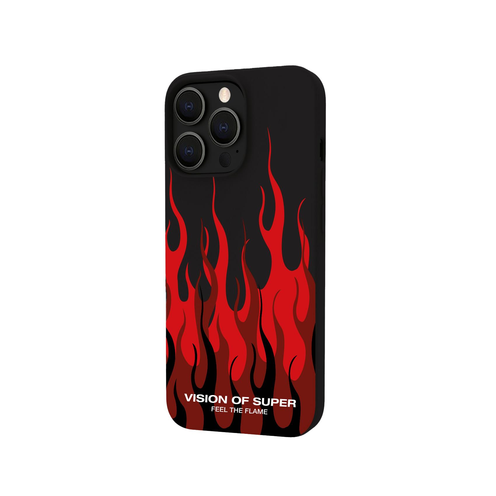VOS CROMO COVER IPHONE 14 PRO BK/RD