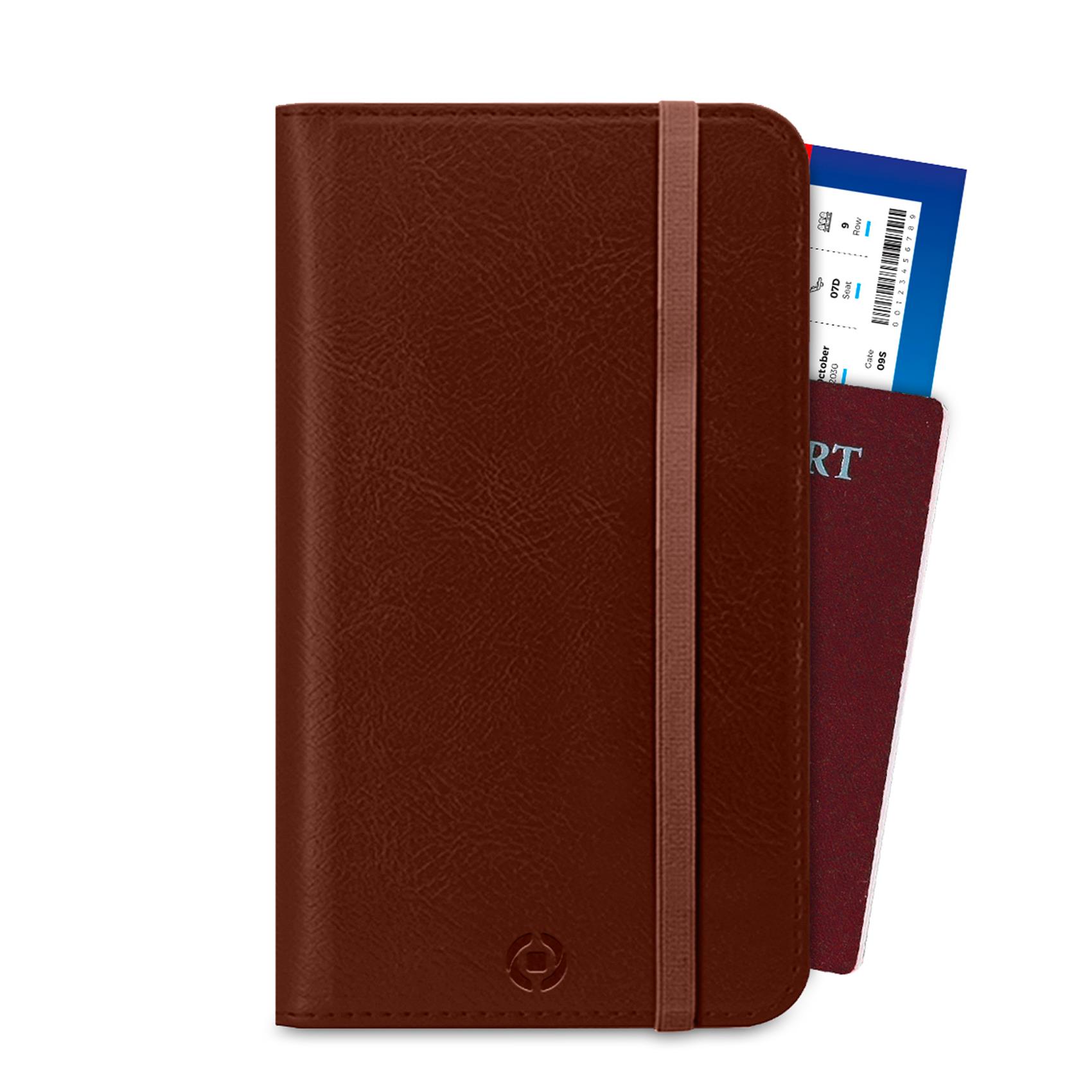 DUOMO PASSPORT FOLDER BROWN