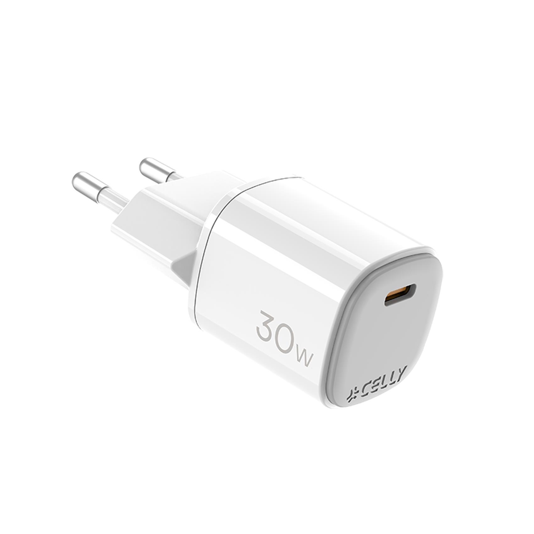 USB-C WALL CHARGER GAN 30W WHITE
