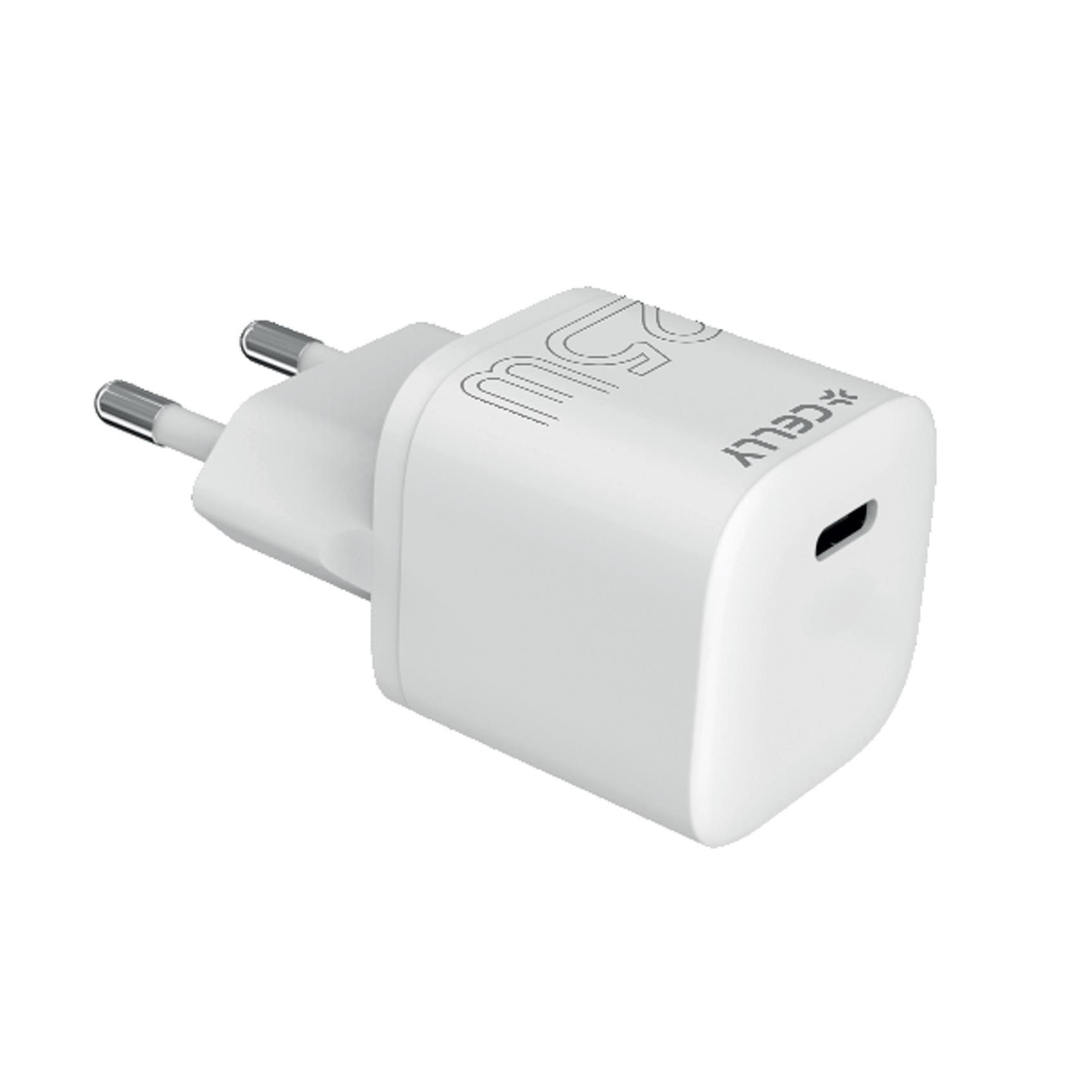 WALL CHARGER COMPACT USBC 25W WHITE
