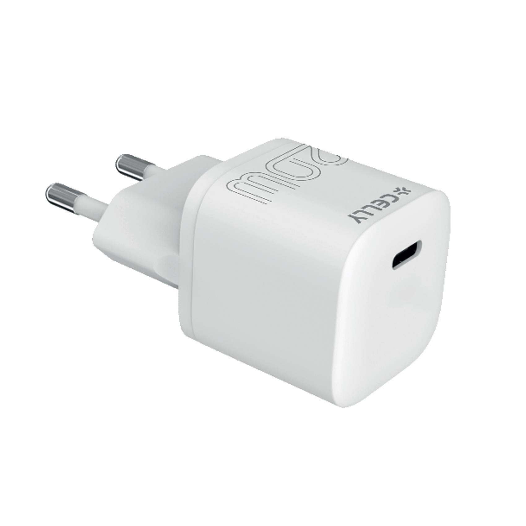 WALL CHARGER COMPACT USBC 20W WHITE
