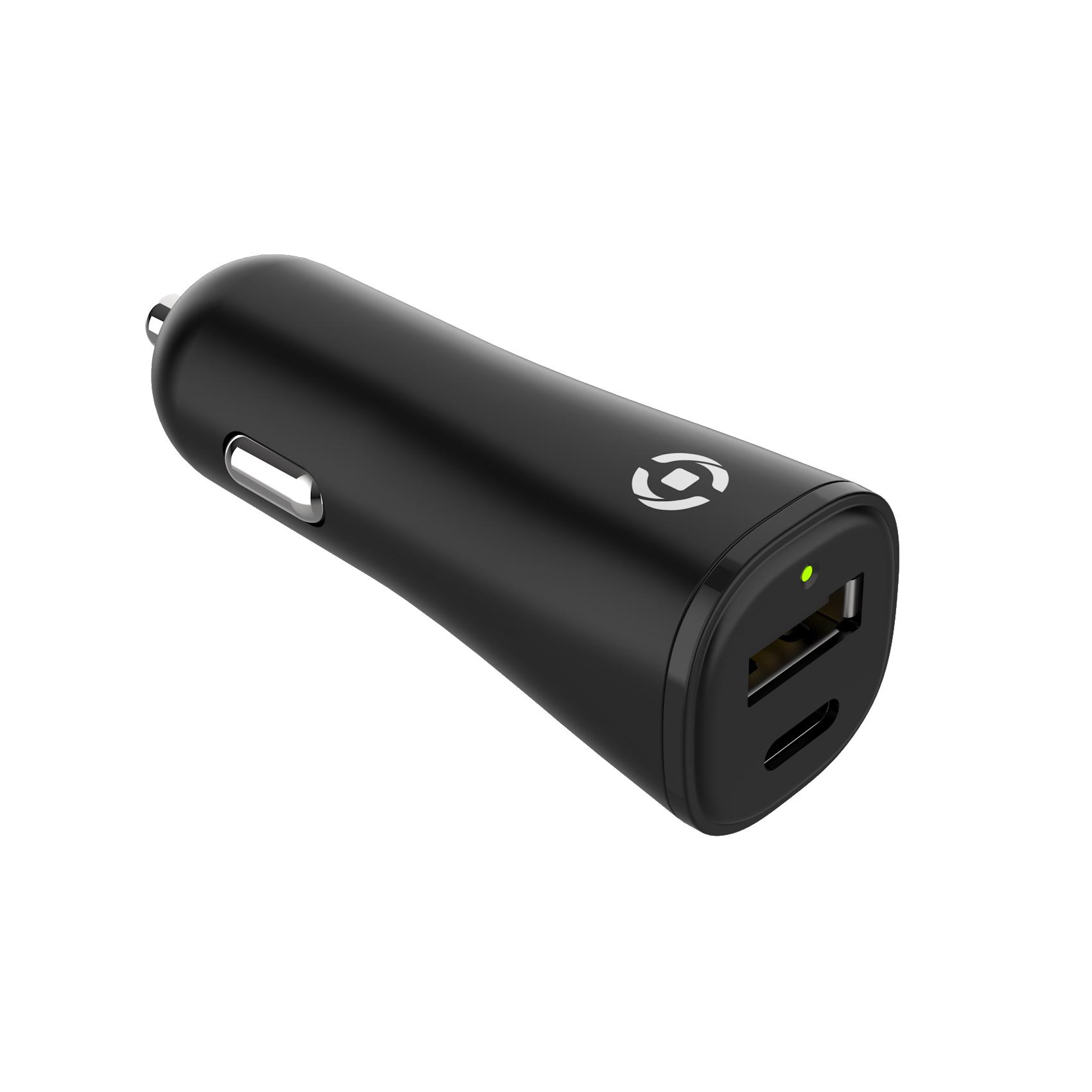 GRS USB-A/USB-C CAR CHARGER BLACK