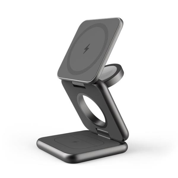 MAGSAFE FOLDABLE CHARGE 3IN1 15W GR