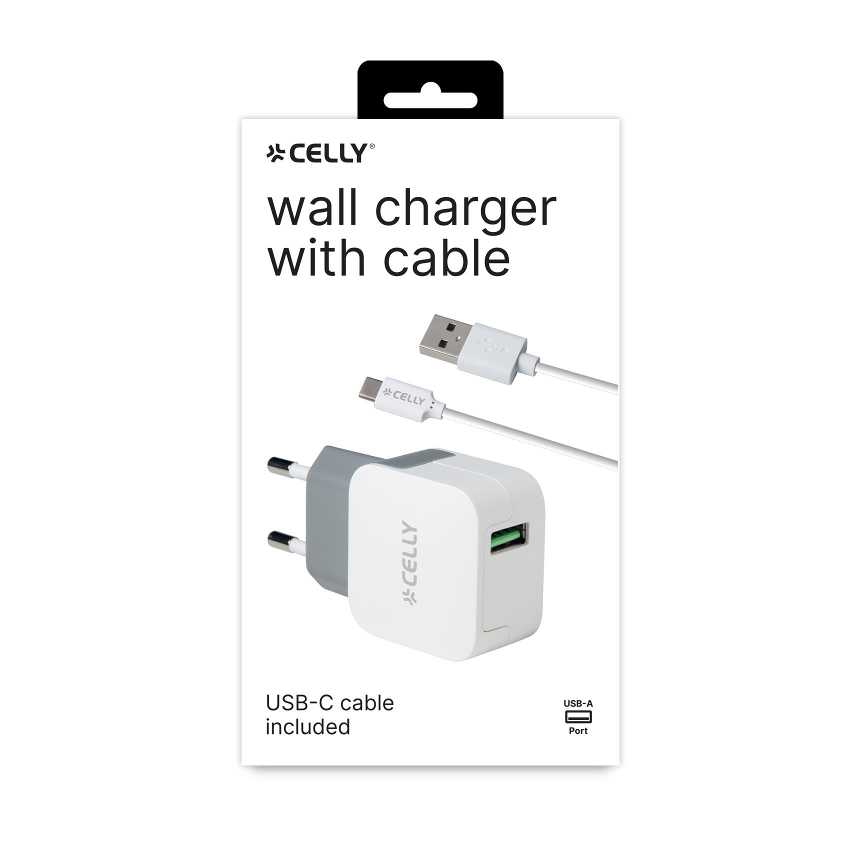USB-A WALL CHARGER 12W+USB-C CABLE - immagine 2
