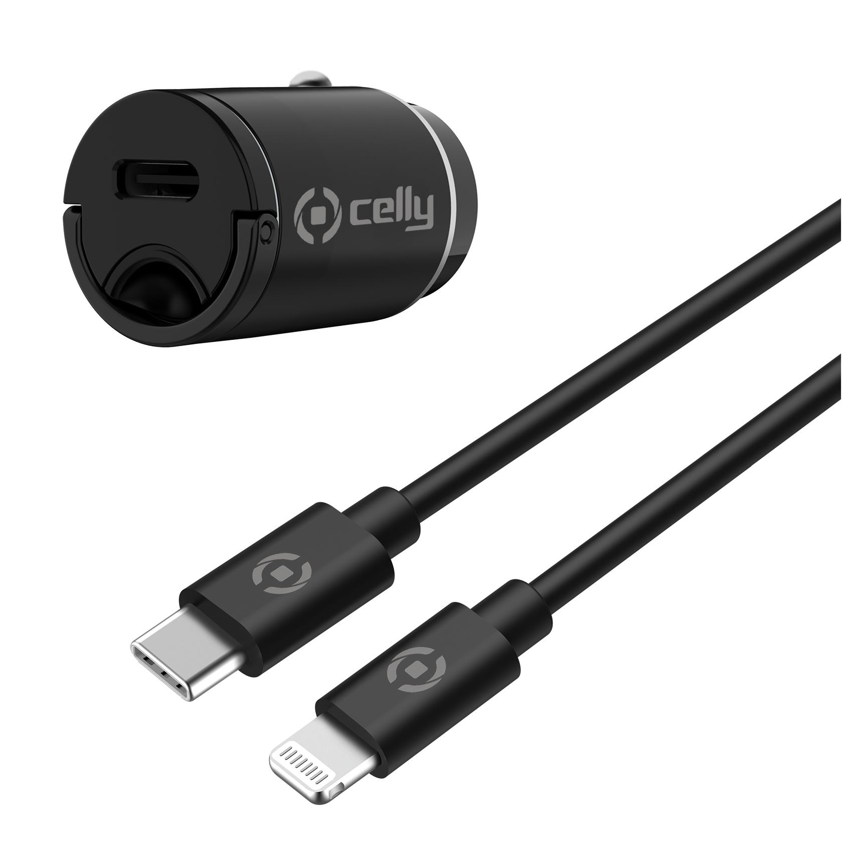 USB-C CAR CHARG 20W+LIGHTNING CABL