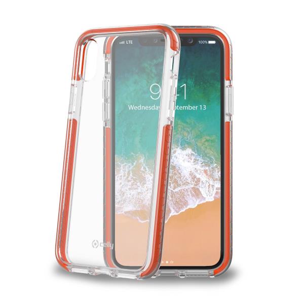HEXAGON COVER IPHONE XS/X ORANGE