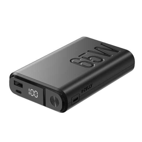 POWERBANK 20000MAH DISPLAY 65W BK