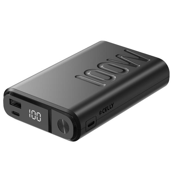 POWERBANK 20000MAH DISPLAY 100W BK
