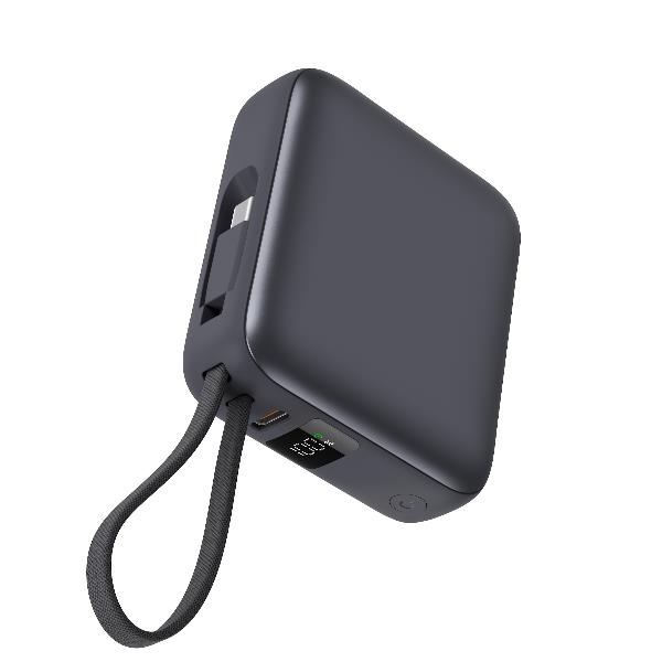 POWERBANK 10000MAH USB-C CABL 22.5W