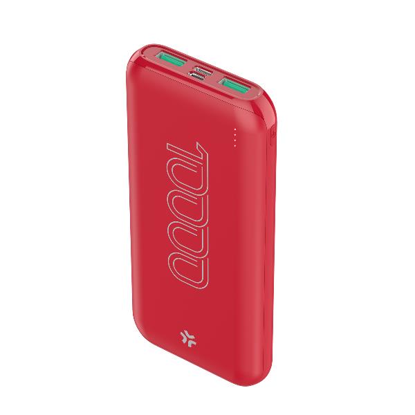 POWERBANK 10000MAH USB-C RED