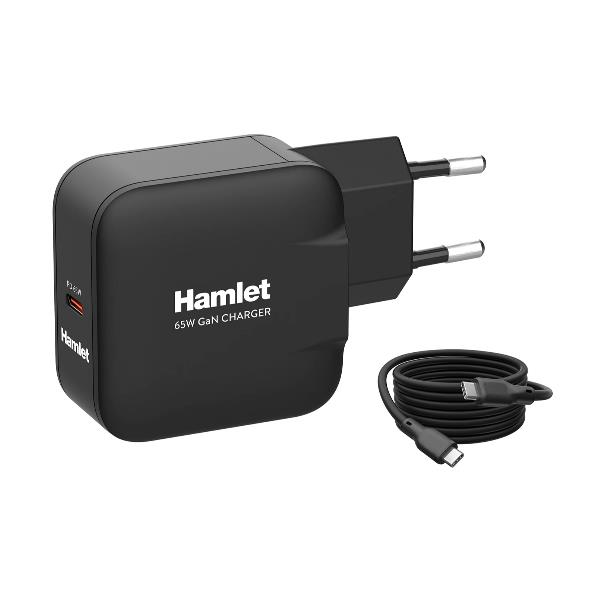 ALIMENTATORE PARETE GAN USBC 65W 2M