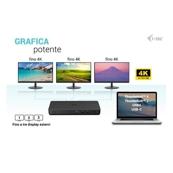 USB-C TRIPLE 4K DISPLAY DOCKING