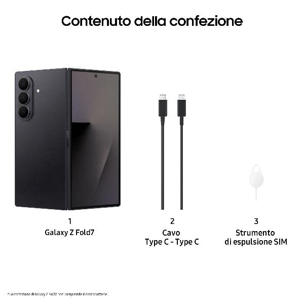 GALAXY Z FOLD7 12+256GB BLACK
