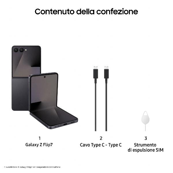 GALAXY Z FLIP7 12+256GB BLACK EE
