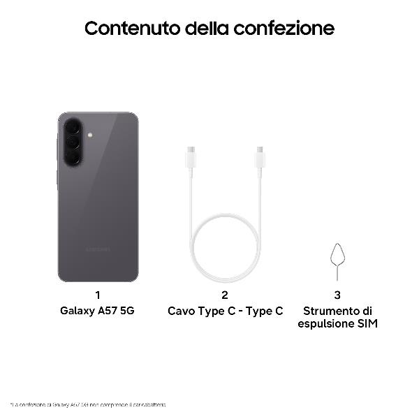 GALAXY A57 8+256GB GRAY