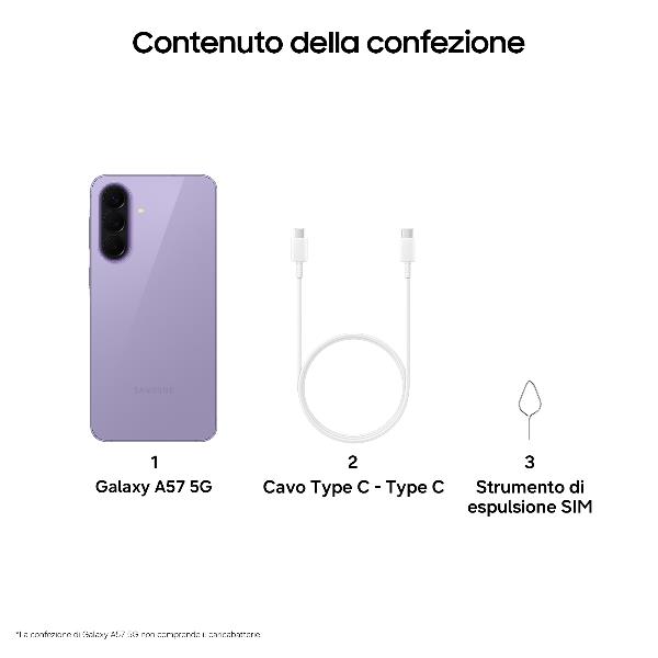 GALAXY A57 8+128GB LILAC