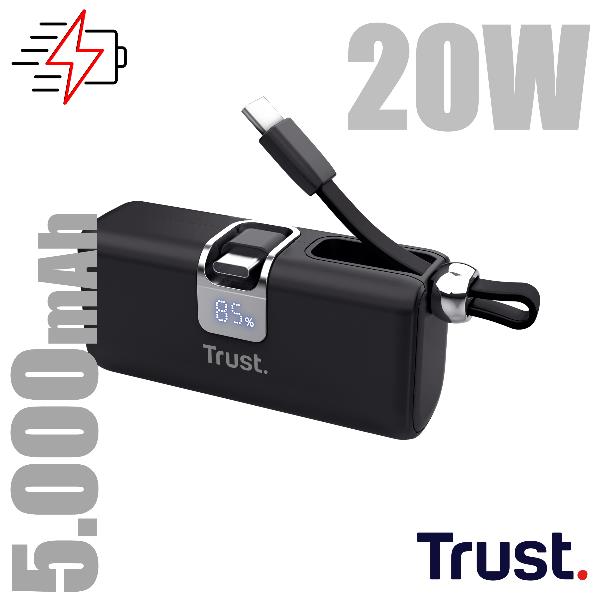 PACTO 5000 PD POCKET POWERBANK BLK