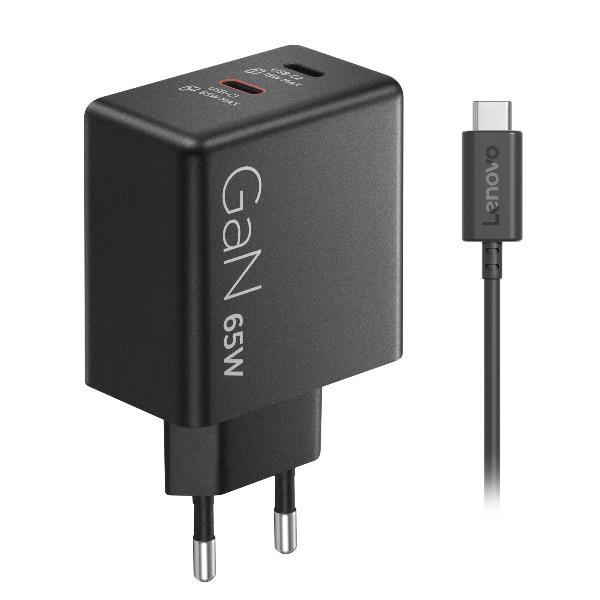 DUAL USB-C 65W GAN POWER ADAPTER