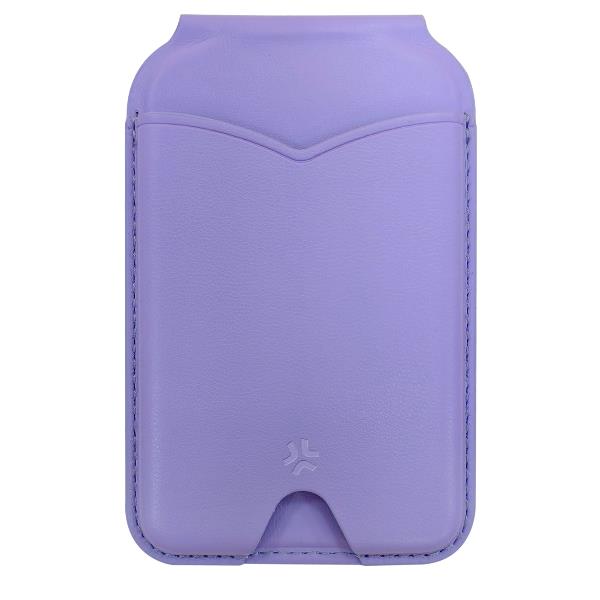 CARD HOLDER WITH MIRROR VIOLET