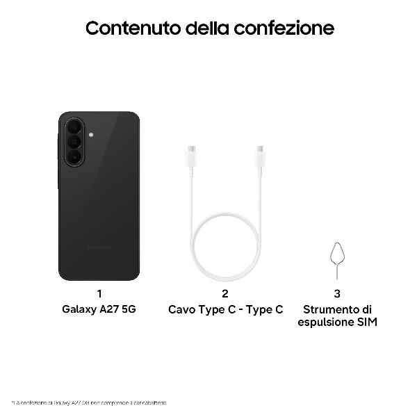 GALAXY A27 8+256GB BLACK